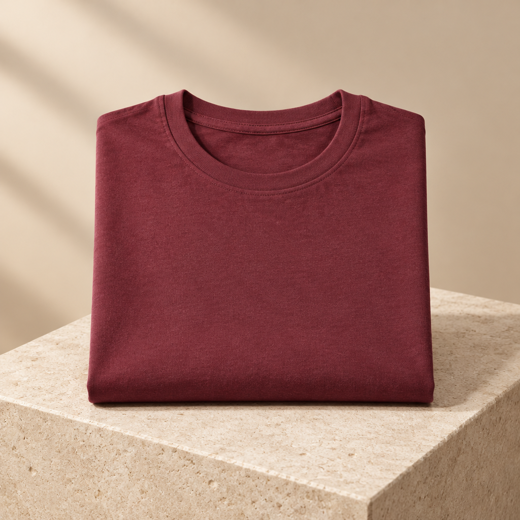 Vistuba Men's  Basic/Plain Short Sleeve T-Shirt - Soft Cotton Jersey Fabric