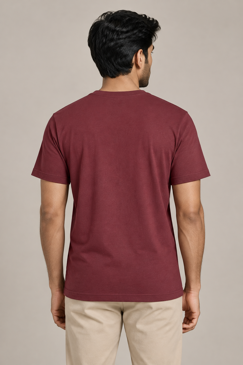 Vistuba Men's  Basic/Plain Short Sleeve T-Shirt - Soft Cotton Jersey Fabric
