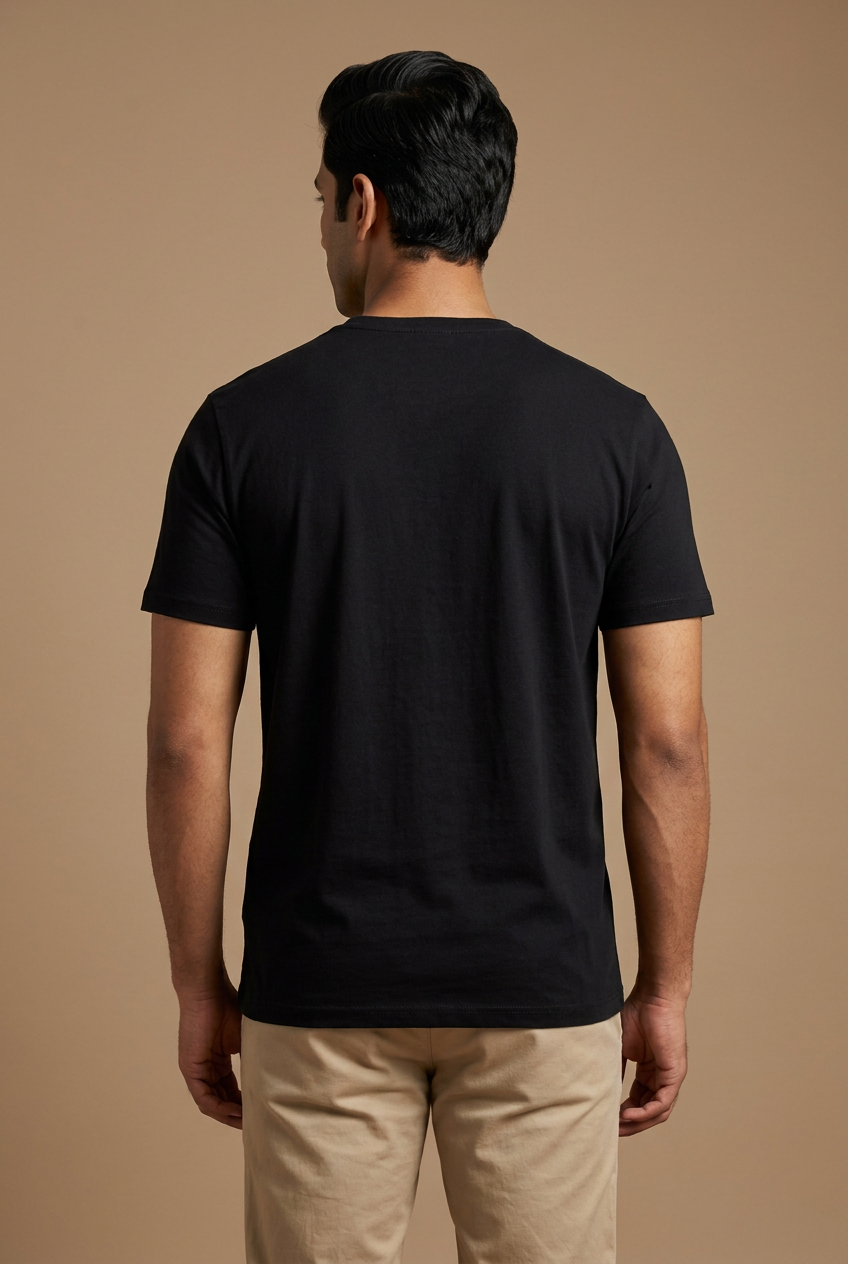 Vistuba Men's  Basic/Plain Short Sleeve T-Shirt - Soft Cotton Jersey Fabric