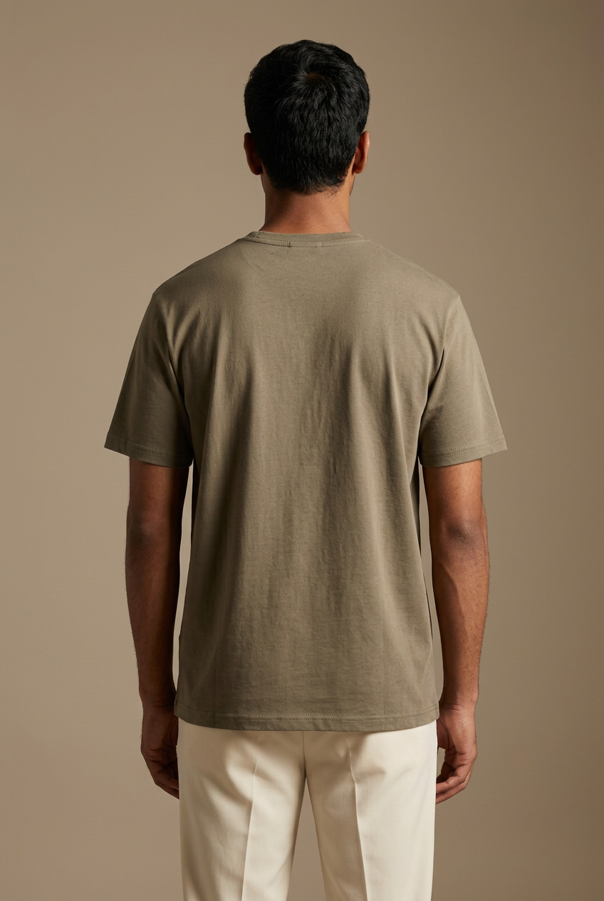 Vistuba Men's  Basic/Plain Short Sleeve T-Shirt - Soft Cotton Jersey Fabric