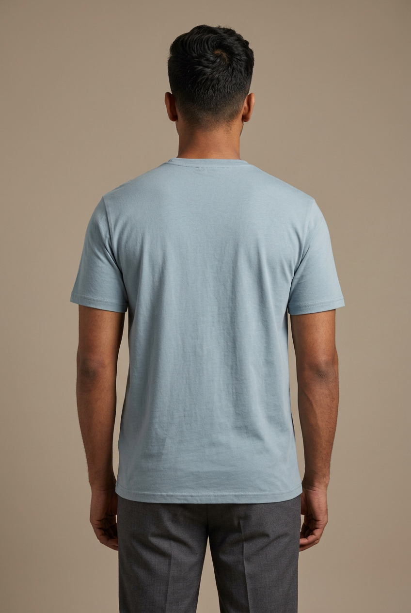 Vistuba Men's  Basic/Plain Short Sleeve T-Shirt - Soft Cotton Jersey Fabric
