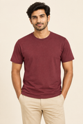 Vistuba Men's  Basic/Plain Short Sleeve T-Shirt - Soft Cotton Jersey Fabric