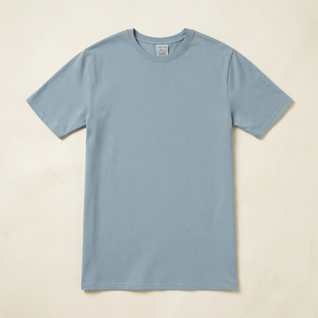 Vistuba Men's  Basic/Plain Short Sleeve T-Shirt - Soft Cotton Jersey Fabric