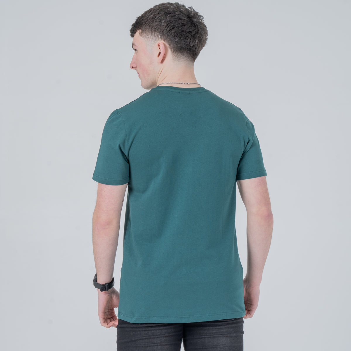 Vistuba Men's  Basic/Plain Short Sleeve T-Shirt - Soft Cotton Jersey Fabric