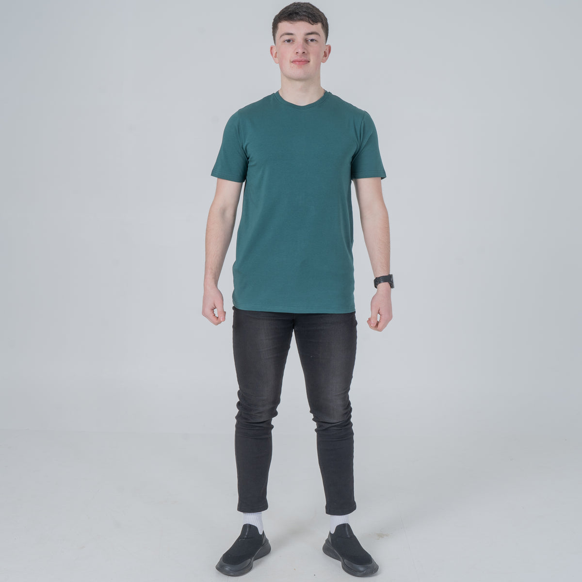 Vistuba Men's  Basic/Plain Short Sleeve T-Shirt - Soft Cotton Jersey Fabric