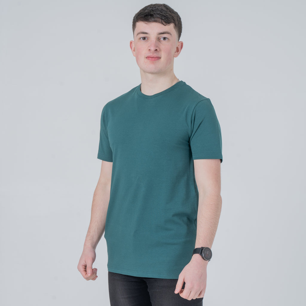 Vistuba Men's  Basic/Plain Short Sleeve T-Shirt - Soft Cotton Jersey Fabric